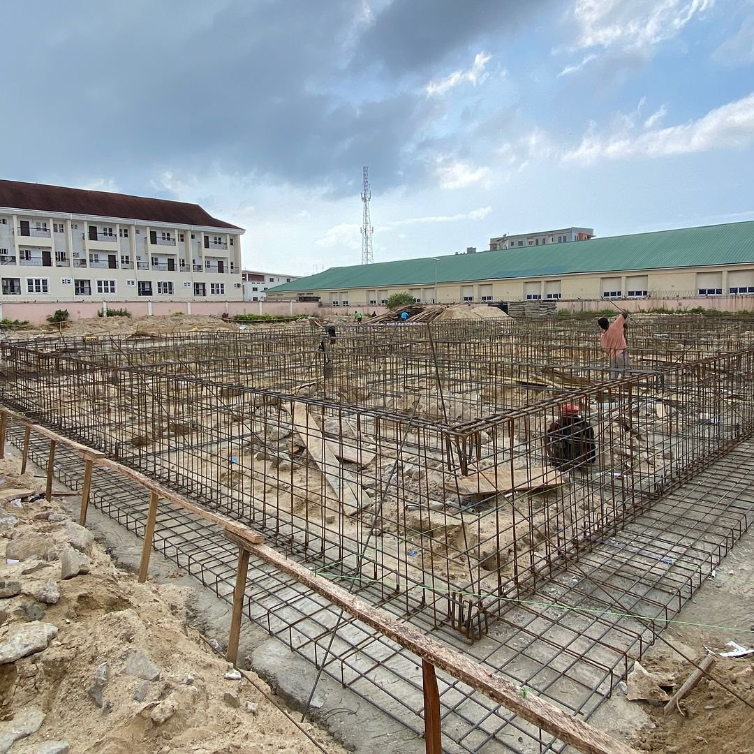 Rebar Work For Raft RIDGWELL CONSTRUCTION SITEUPDATE - Raft foundation rebar work in ...